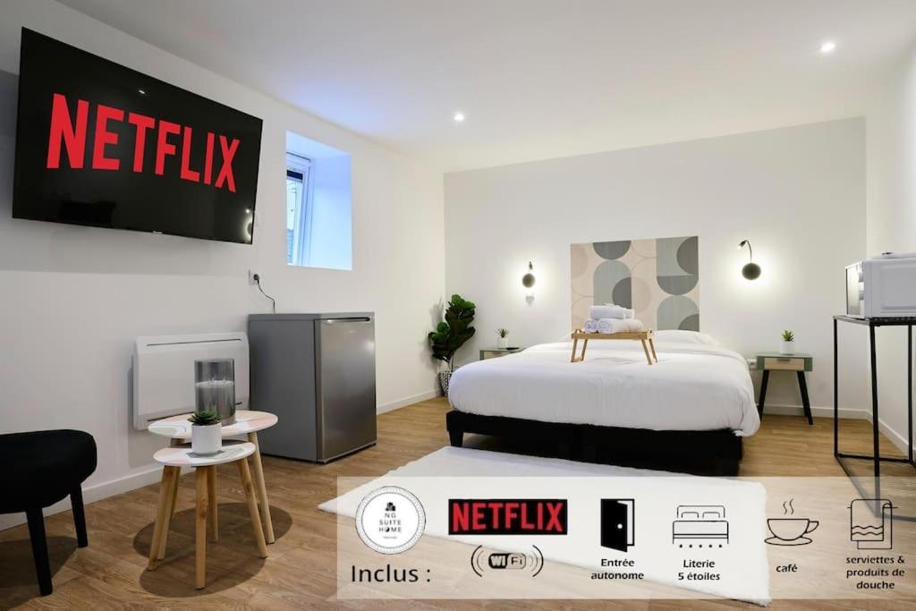 Ng Prestige - Lille L L Haute - Duplex 4 Pers - Balneo - Netflix - Wifi Apartment Tourcoing